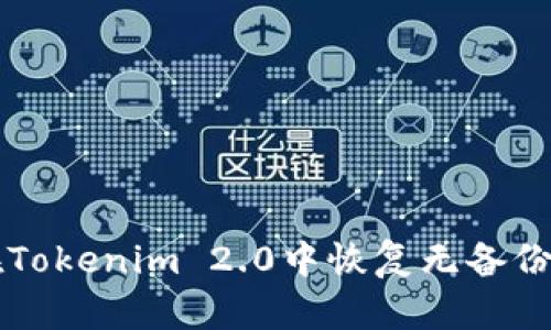 如何在Tokenim 2.0中恢复无备份的帐户