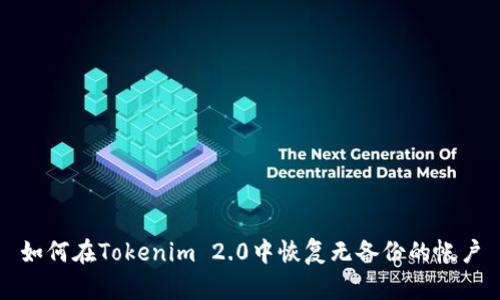 如何在Tokenim 2.0中恢复无备份的帐户